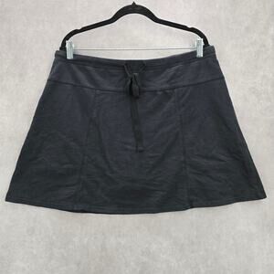 Silverwear‎ Black Pullon Active Sports Skort Short Skirt Stretch XL Extra Large